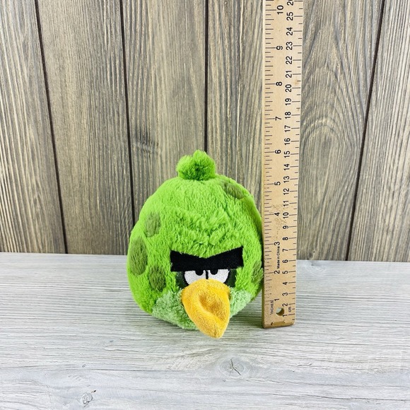 ANGRY BIRDS Space Green Spots Terence Plush NO Sound 6" - Picture 16 of 16